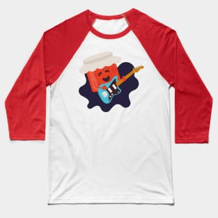 Jam Play Electric Guitar | Gift Ideas | Music Puns Baseball T-Shirt